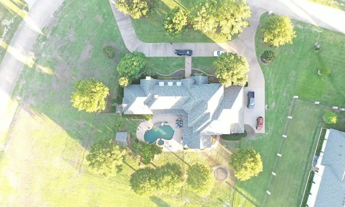 New shingle roof installation on a home in Woodstock